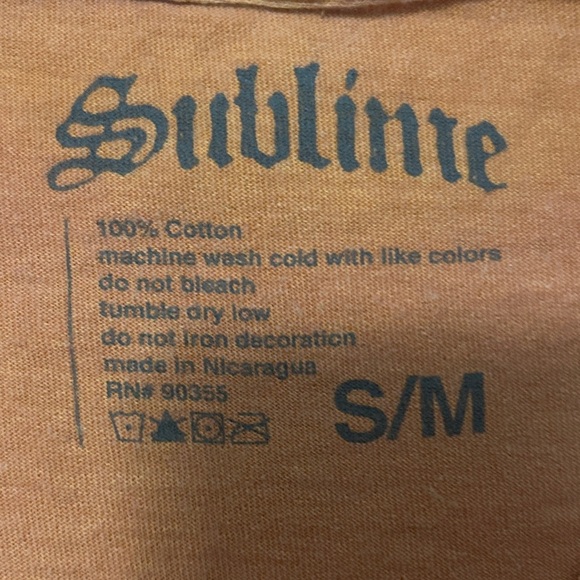 Urban Outfitters Orange Sun Graphic Tee - Picture 3 of 4